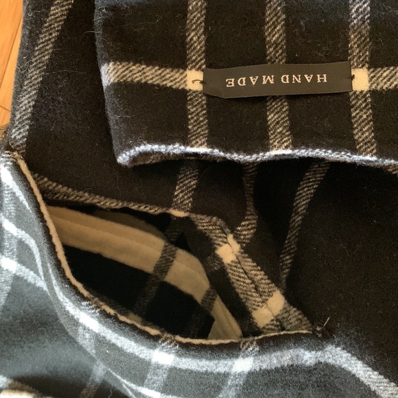 🖤Plaid double face wool reversible 2-in-1 coat FIRM - Picture 9 of 16